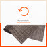 Woven PVC Table Mats / Placemats for Dining Table at Home (Cade - Set of 6)
